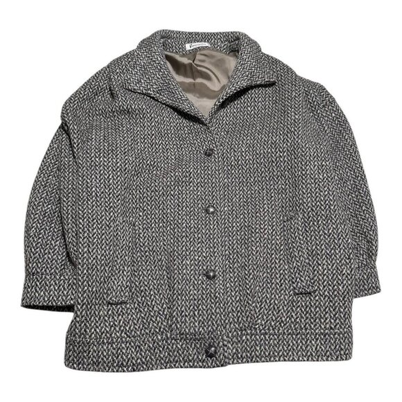 Vintage‎ Forecaster of Boston Wool Tweed Maxi Coat Made USA Women’s 7/8 - Picture 1 of 5